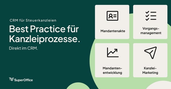 Best-Practice-Template Steuerkanzleien: Mandantenakte, Vorgangsmanagement, Mandantenentwicklung und Kanzlei-Marketing