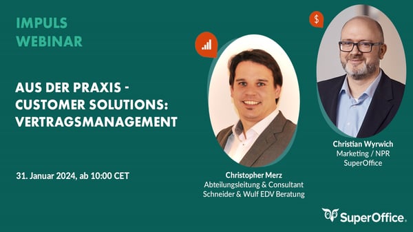 Impuls Webinar Customer Solutions - Vertragsmanagement