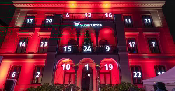 SuperOffice christmas calendar house Oslo